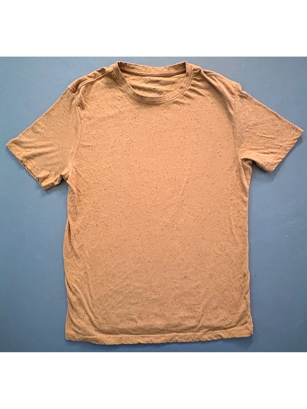 DIP Men’s Speckled Heather Brown T-Shirt Size M Cotton Blend Crew Neck
